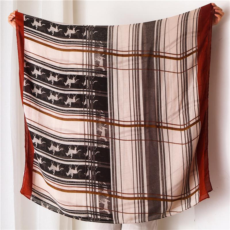 2021 summer Sunscreen Shawls ethnic style Cotton and Linen Scarf new Autumn carriage Print silk Scarves lady seaside Beach towel
2021 summer Sunscreen Shawls ethnic style Cotton and Linen Scarf new Autumn carriage Print silk Scarves lady seaside Beach towel