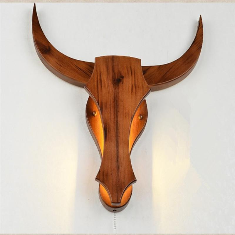 Nordic Modern Living Room Bedroom Wandlamp Simple Restaurant Study Home Deco Wall Lamps Cow Head Wood Hanging Lamp Lighting
Nordic Modern Living Room Bedroom Wandlamp Simple Restaurant Study Home Deco Wall Lamps Cow Head Wood Hanging Lamp Lighting