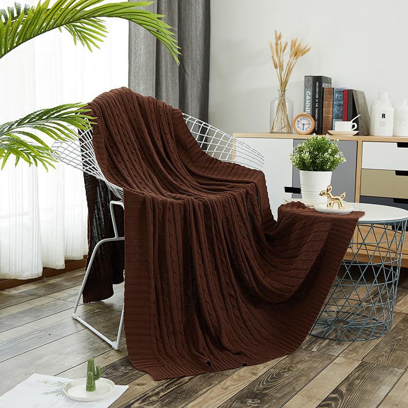 New Fashion Pure Color Thicken Soft Knitting Bedspread Blanket Throws For Sofa Bed Car Stripe 100% Cotton
New Fashion Pure Color Thicken Soft Knitting Bedspread Blanket Throws For Sofa Bed Car Stripe 100% Cotton