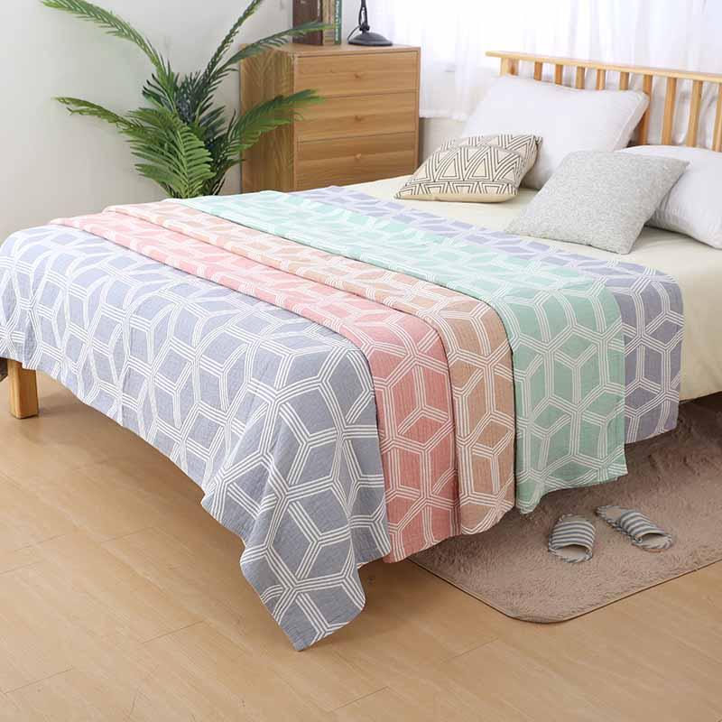 Cotton Towel Blanket Bed Sofa Travel Bedspread Geometric Thread Blankets 3 Layers of Yarn Retro Japan Style Thread Blankets
Cotton Towel Blanket Bed Sofa Travel Bedspread Geometric Thread Blankets 3 Layers of Yarn Retro Japan Style Thread Blankets