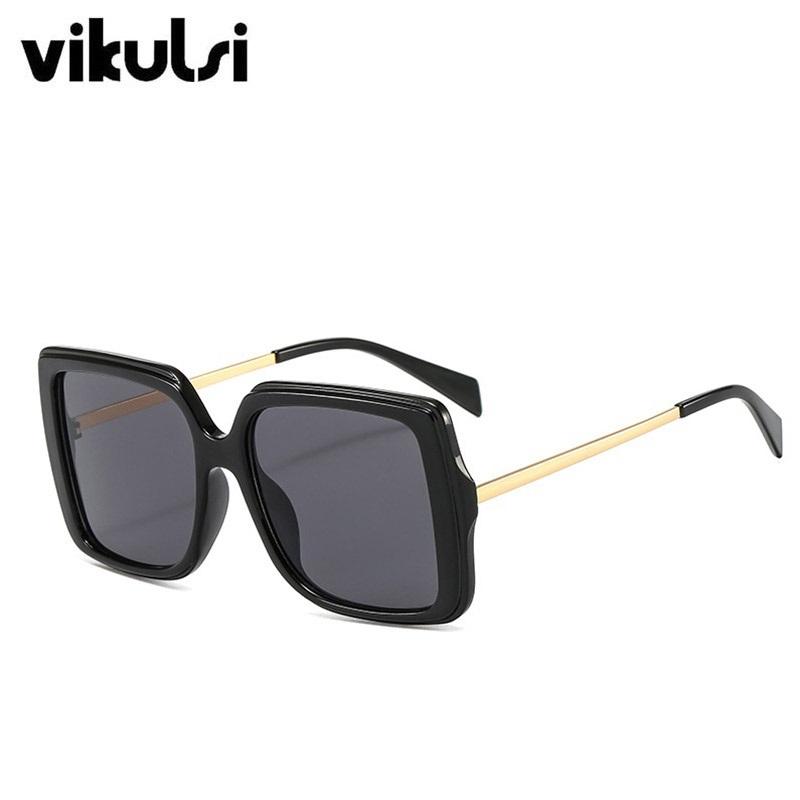 Classic Black Square Sunglasses for Men Women 2021 New Oversized Shades Double Color Design Metal Arm Driving Travel Sun glasses
Classic Black Square Sunglasses for Men Women 2021 New Oversized Shades Double Color Design Metal Arm Driving Travel Sun glasses