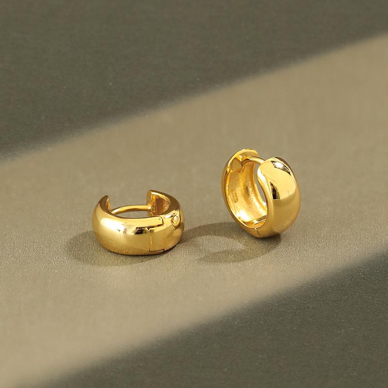 SHANICE 100% 925 Sterling Silver Street Style Hoop Chunky Gold Small Big Hoop Earrings For Women Punk Gold Circle Earrings
SHANICE 100% 925 Sterling Silver Street Style Hoop Chunky Gold Small Big Hoop Earrings For Women Punk Gold Circle Earrings