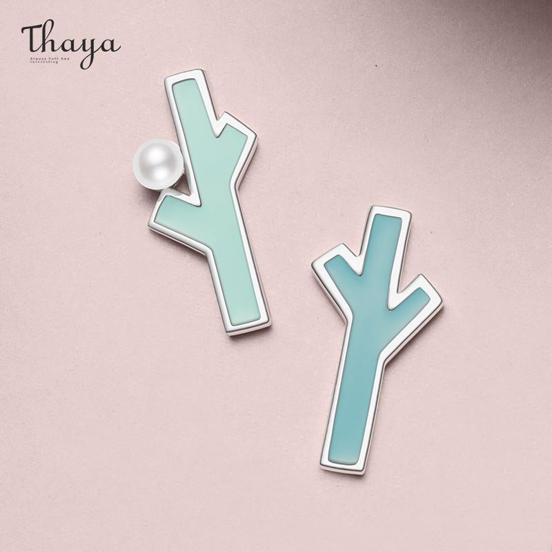 Thaya Silver Earring 925 Original Cute Design Branch Earring Enamel Light Green Silver Earrings Stud For Women Fine Jewelry Gift
Thaya Silver Earring 925 Original Cute Design Branch Earring Enamel Light Green Silver Earrings Stud For Women Fine Jewelry Gift