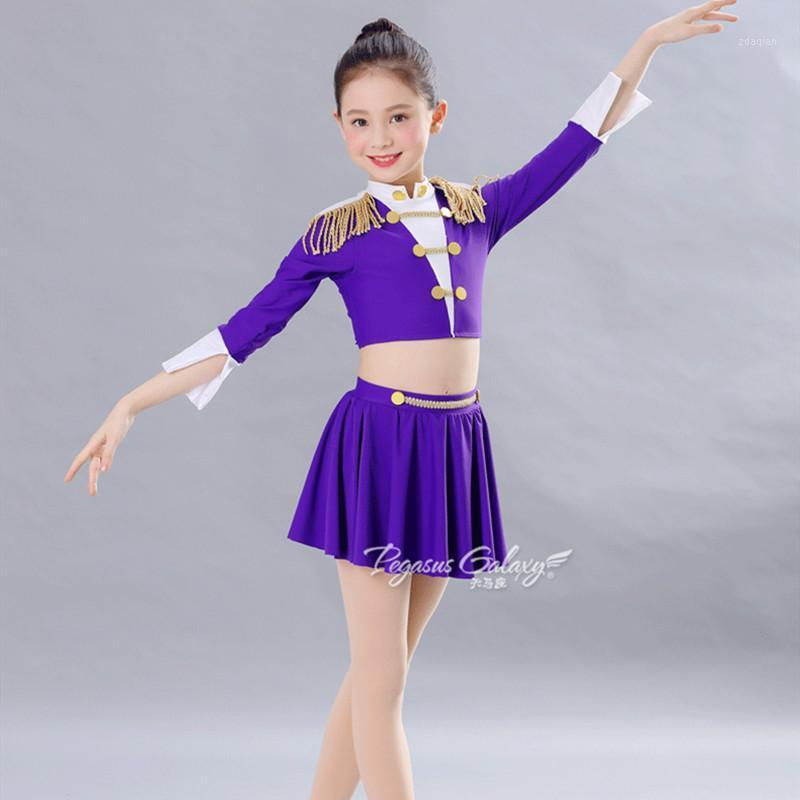 H2678 Children Latin Dancing Top Skirt Two-Piece Set Jazz Dance Clothes Girls Professional Performance Competition Stage Wear1, Purple
H2678 Children Latin Dancing Top Skirt Two-Piece Set Jazz Dance Clothes Girls Professional Performance Competition Stage Wear1, Purple