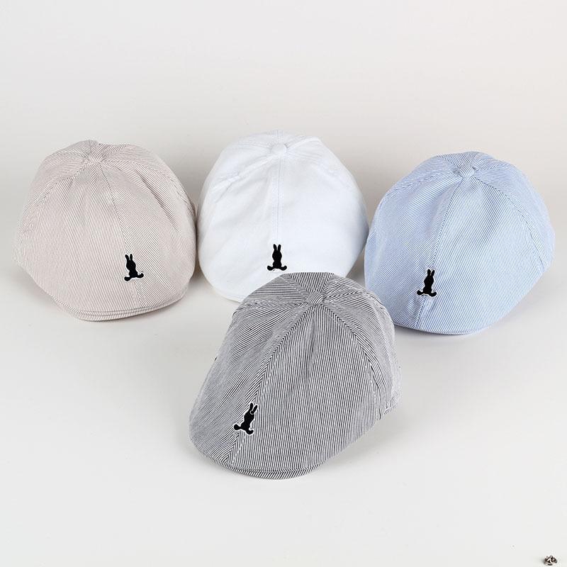 Lovely boy girl hats children caps beret stripe cap Infant cotton stripe beret cap in the six colors, White
Lovely boy girl hats children caps beret stripe cap Infant cotton stripe beret cap in the six colors, White