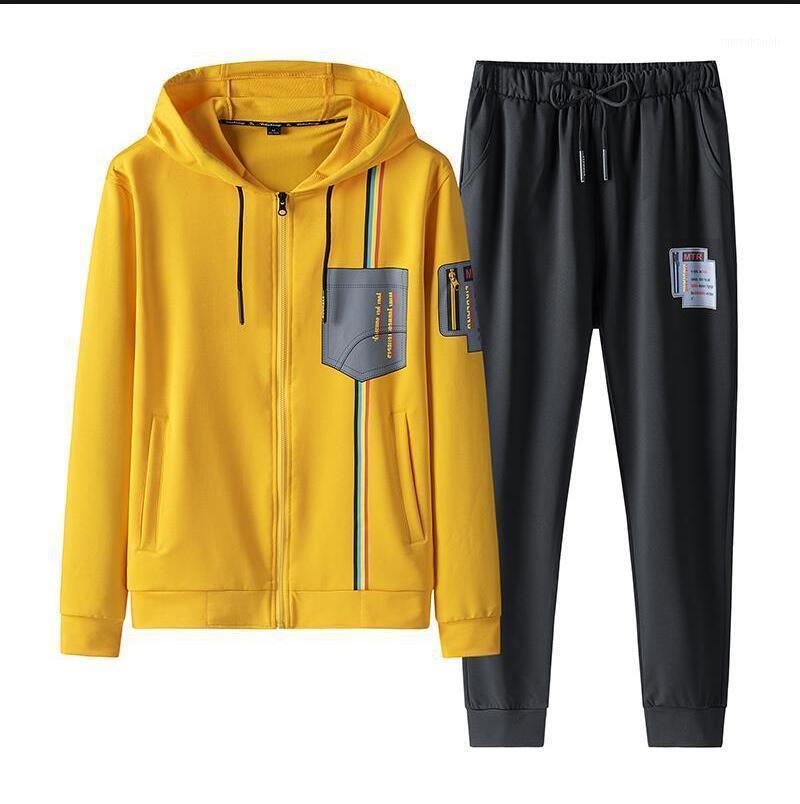 2020 New Men's Sports Suit Spring Autumn Hoodies Two Piece Hooded Jacket+Pants Male Jogging Sportswear Suit Casual Tracksuit1, Black
2020 New Men's Sports Suit Spring Autumn Hoodies Two Piece Hooded Jacket+Pants Male Jogging Sportswear Suit Casual Tracksuit1, Black