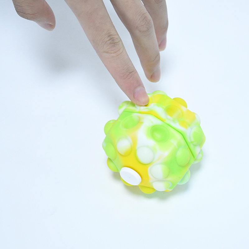 2022 Fidgetyg Silicone kneading ball toy rat killing pioneer 3D decompression ball popit luminous rotary extrusion toys