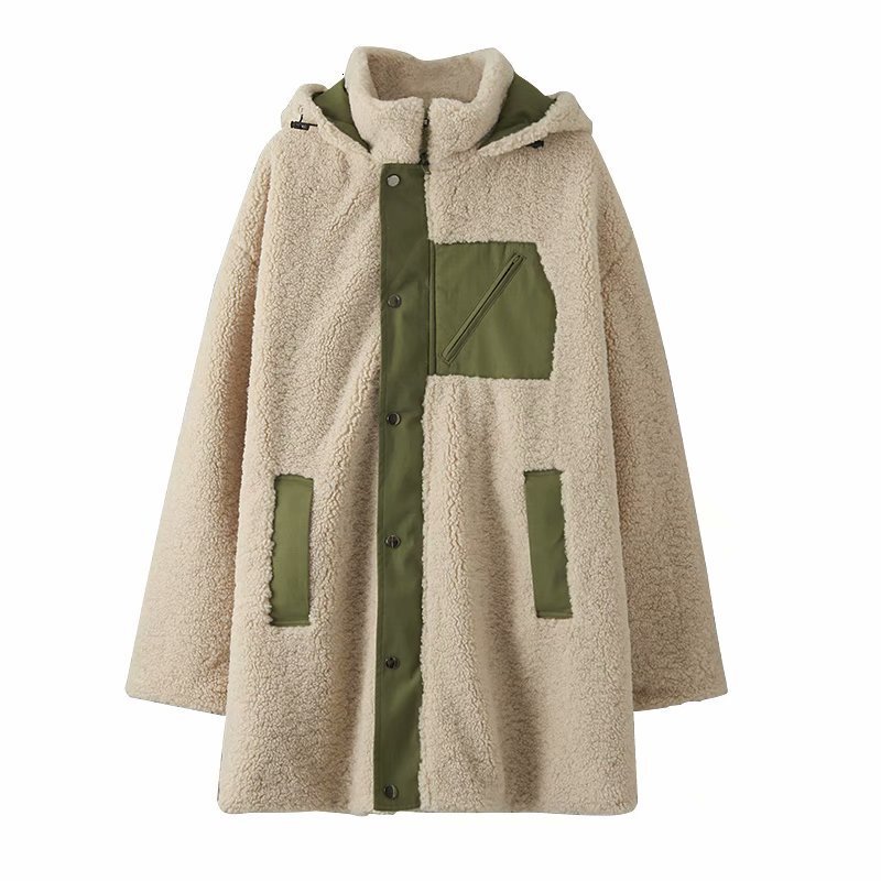 2021 New Fashion in Europe and the Wind Fund of Autumn Winters Is Easy Leisure Long Imitation Lambs Wool Coat Wzh6, Camel 
2021 New Fashion in Europe and the Wind Fund of Autumn Winters Is Easy Leisure Long Imitation Lambs Wool Coat Wzh6, Camel