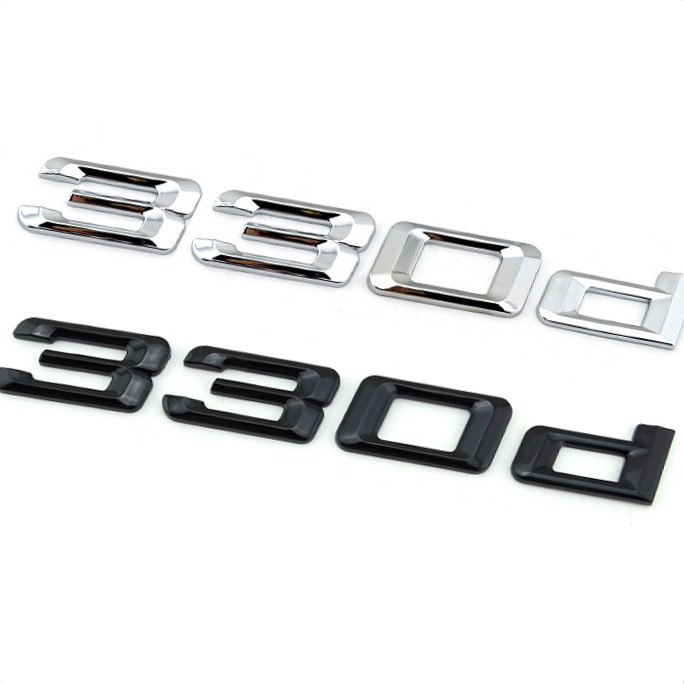 New Gloss Black 330d Rear Boot Badge Emblem Lettering Letters for 330 330db, Chrome
New Gloss Black 330d Rear Boot Badge Emblem Lettering Letters for 330 330db, Chrome