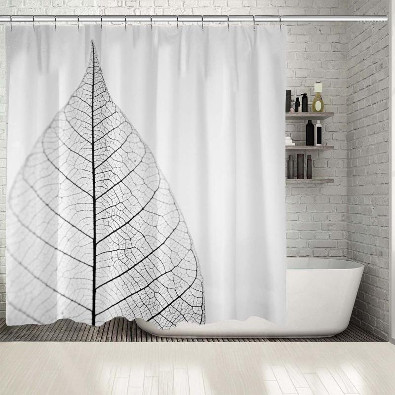 Shower Curtain Leaf Nature Tree Plant Botanical Theme Minimalistic Artwork Gray Black1
Shower Curtain Leaf Nature Tree Plant Botanical Theme Minimalistic Artwork Gray Black1