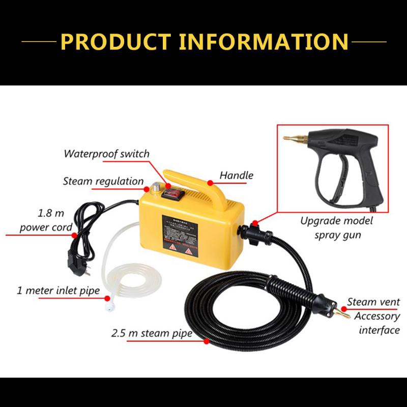 The Hotest Selling High pressure Temperature Vapor Steam Cleaner For House/Kitchen/Office
The Hotest Selling High pressure Temperature Vapor Steam Cleaner For House/Kitchen/Office