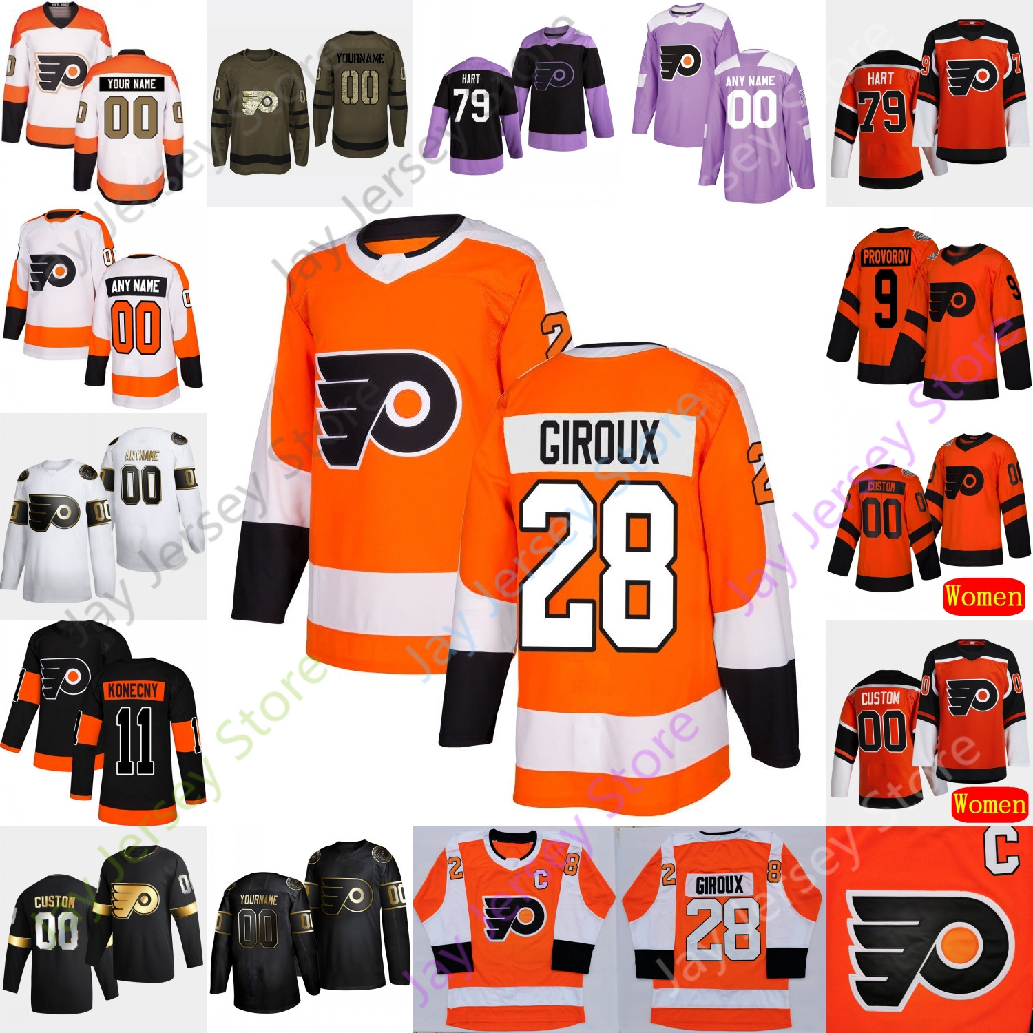 Philadelphia Flyers Ice Hockey Jersey Samuel Morin Philippe Myers Nolan Patrick Nate Prosser Raffl Ratcliffe Sanheim Twarynski Ustimenko, Stadium series
Philadelphia Flyers Ice Hockey Jersey Samuel Morin Philippe Myers Nolan Patrick Nate Prosser Raffl Ratcliffe Sanheim Twarynski Ustimenko, Stadium series