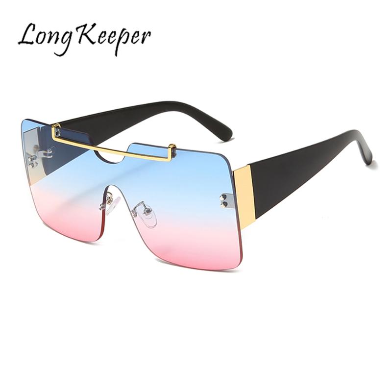 LongKeeper Fashion Oversized Square Rimless Sunglasses Women Brand Designer Flat Top Big Sun Glasses Female One Piece Eyewear
LongKeeper Fashion Oversized Square Rimless Sunglasses Women Brand Designer Flat Top Big Sun Glasses Female One Piece Eyewear