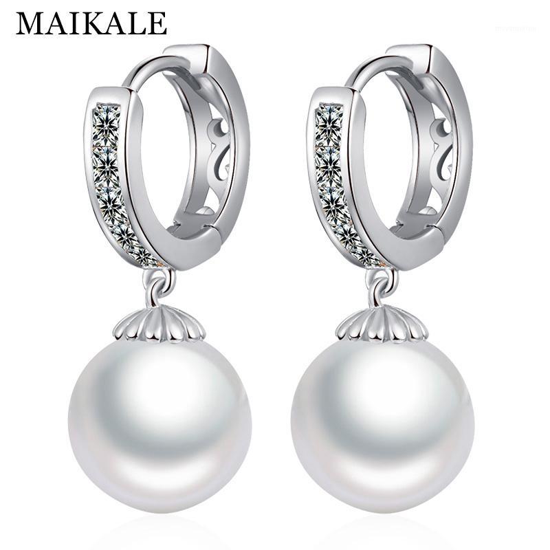 MAIKALE New Design Drop Earrings With Pearl Round Large Korean Earrings Cubic Zirconia For Women Send Friend Gift1
MAIKALE New Design Drop Earrings With Pearl Round Large Korean Earrings Cubic Zirconia For Women Send Friend Gift1