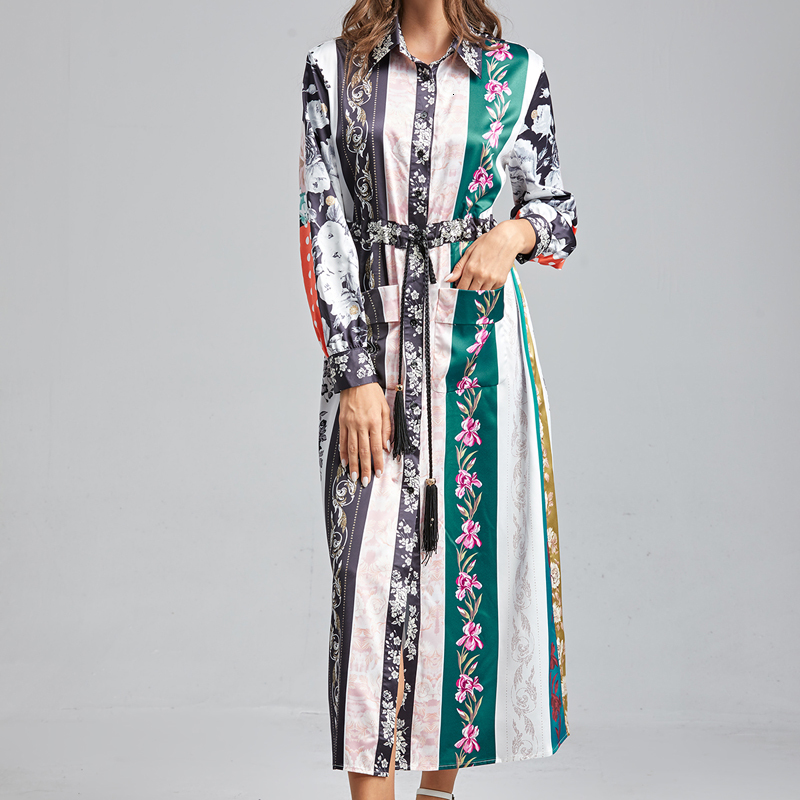2021 Spring New Retro Bohemia Style Print Sleeve Belt Thin Suit Shirt Long Dress High Quality Women's Temperament 0yl2, Multiple
2021 Spring New Retro Bohemia Style Print Sleeve Belt Thin Suit Shirt Long Dress High Quality Women's Temperament 0yl2, Multiple