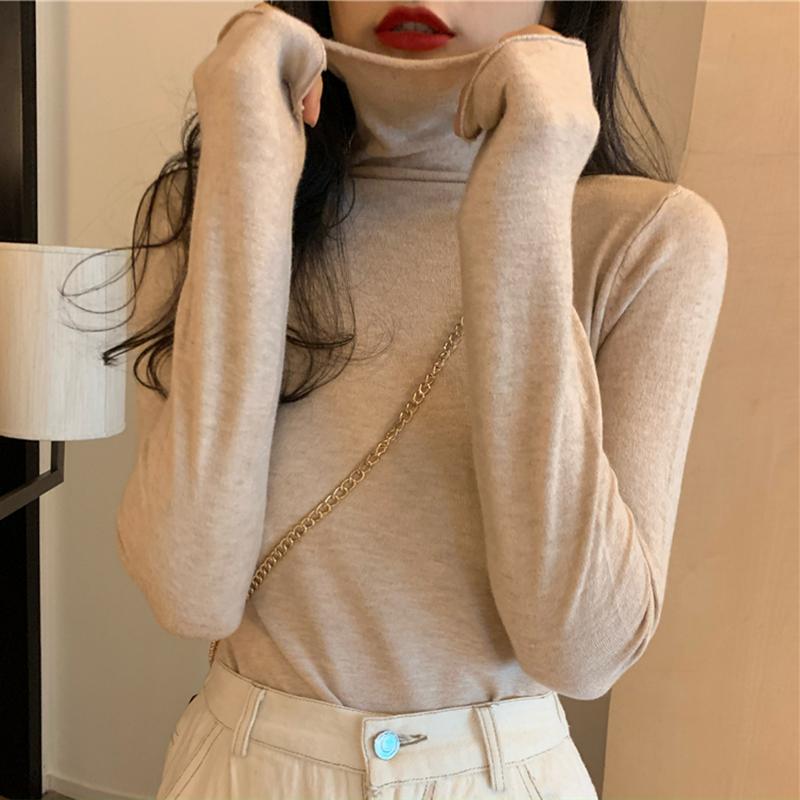 Women's Sweaters Autumn Winter Knitted Turtleneck Sweater Causal Solid Slim Fit Wool Pullover Fashion Tops 2022, White;black
Women's Sweaters Autumn Winter Knitted Turtleneck Sweater Causal Solid Slim Fit Wool Pullover Fashion Tops 2022, White;black
