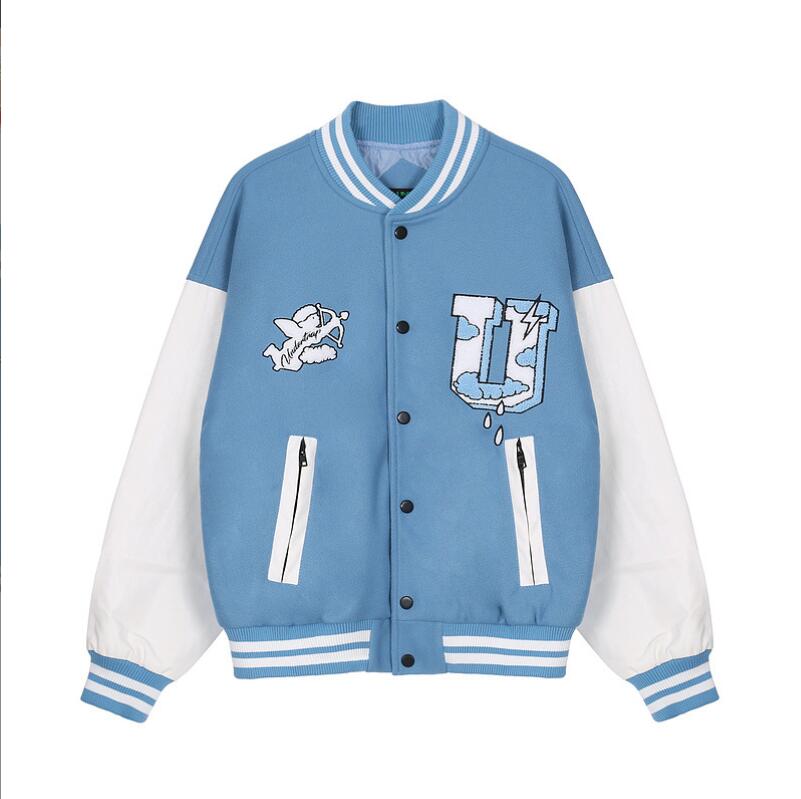 Men Varsity Baseball Jacket High Street Clothing Women Fashion Bomber Coats Harajuku Japanese Racer Streetwear Motorcycle Coat
Men Varsity Baseball Jacket High Street Clothing Women Fashion Bomber Coats Harajuku Japanese Racer Streetwear Motorcycle Coat