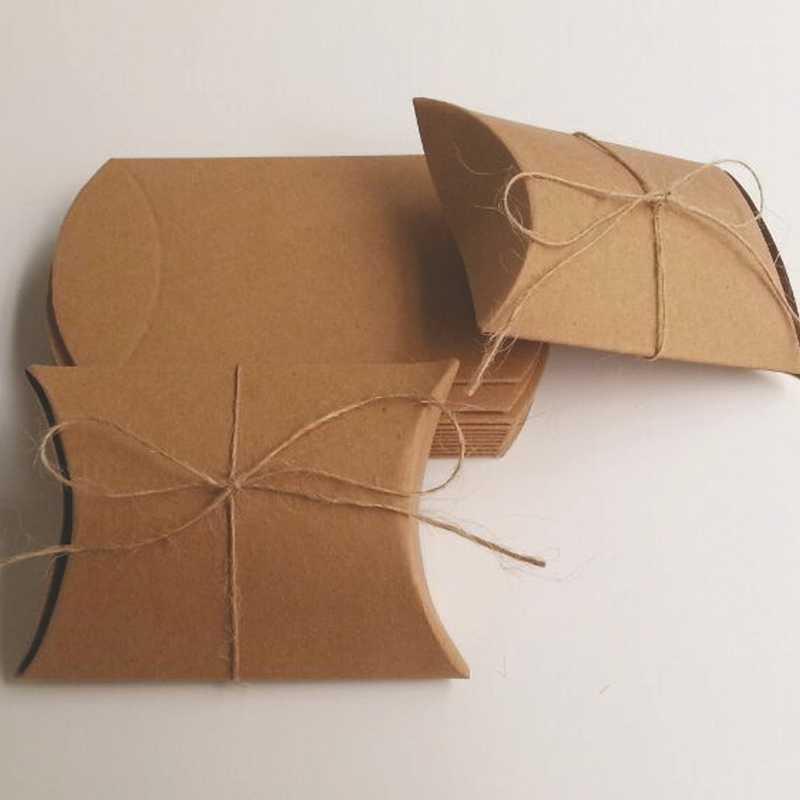 50pieces Kraft paper pillow, cardboard box, small size, spot pillow paper box, box gift bags candy box1
50pieces Kraft paper pillow, cardboard box, small size, spot pillow paper box, box gift bags candy box1
