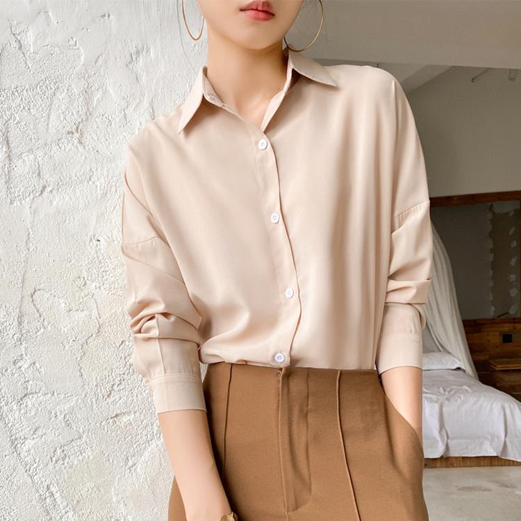 New 2020 Summer Autumn Women's Blouses Casual Fashionable Buttons Vintage Lapel Oversize Wild Office Shirts Pink Tops, Khaki
New 2020 Summer Autumn Women's Blouses Casual Fashionable Buttons Vintage Lapel Oversize Wild Office Shirts Pink Tops, Khaki