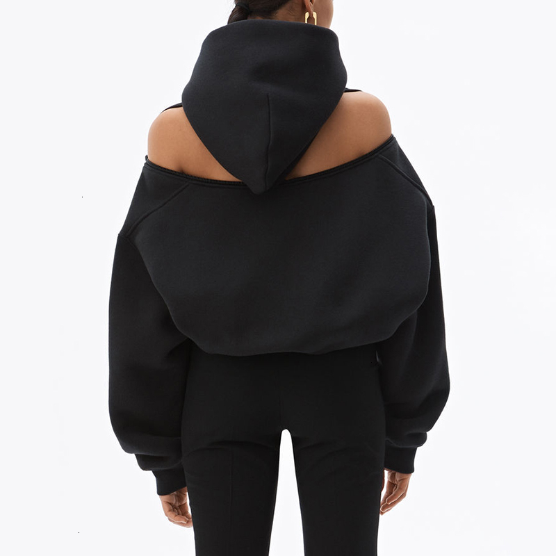 TWOTWINSTYLE Casual Women's Sweatshirts Hooded Long Sleeve Backless Off Shoulder Hoodies For Female Autumn Fashion Clothing 201105, Gray
TWOTWINSTYLE Casual Women's Sweatshirts Hooded Long Sleeve Backless Off Shoulder Hoodies For Female Autumn Fashion Clothing 201105, Gray