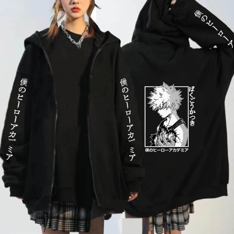Men's Hoodies & Sweatshirts Anime Hooded Sweatshirt My Hero Academia Zipper Hoodie Himiko Toga Bakugo Harajuku Streetwear Unisex Casual Fash, Black
Men's Hoodies & Sweatshirts Anime Hooded Sweatshirt My Hero Academia Zipper Hoodie Himiko Toga Bakugo Harajuku Streetwear Unisex Casual Fash, Black