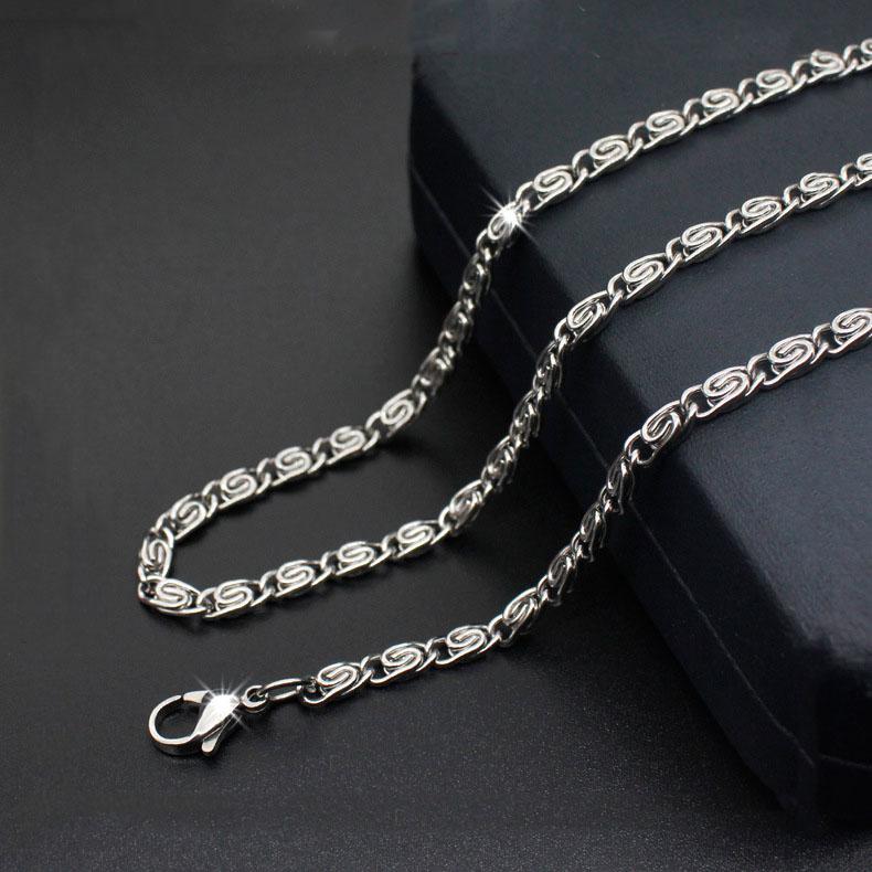 Chains Fashion Titanium Steel 4D Chain Stainless Font Men And Women Retro National Jewelry
Chains Fashion Titanium Steel 4D Chain Stainless Font Men And Women Retro National Jewelry