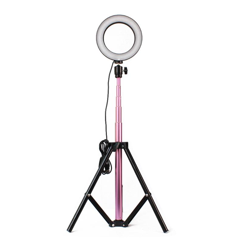 Portable DC5V 7W 26CM LED Light Selfie Camera Lamp with Tripod USB 10 Levels Adjustable Brightness for Live Show Taking Pictures
Portable DC5V 7W 26CM LED Light Selfie Camera Lamp with Tripod USB 10 Levels Adjustable Brightness for Live Show Taking Pictures