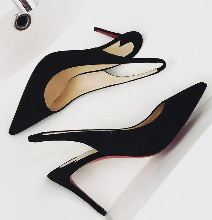 Fashion Famous Designer Brand red sole Womens sandal Dress Shoes Slingbacks High Heels pointed toe slingback sandals Wedding Pumps EU35-43
Fashion Famous Designer Brand red sole Womens sandal Dress Shoes Slingbacks High Heels pointed toe slingback sandals Wedding Pumps EU35-43