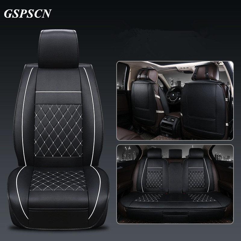 GSPSCN New Universal 5 Seat Car Luxury Genuine Leather 3D Car Seat Covers Front and Rear Surround Cushion Pad for Four Season
GSPSCN New Universal 5 Seat Car Luxury Genuine Leather 3D Car Seat Covers Front and Rear Surround Cushion Pad for Four Season