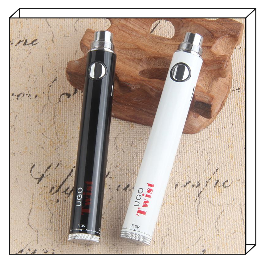 MOQ 5Pcs Bottom Twist 3.3-4.2V Battery with USB Charger Kits UGO V Adjustable Voltage For Thick Oil Vape Ceramic Cartridges
MOQ 5Pcs Bottom Twist 3.3-4.2V Battery with USB Charger Kits UGO V Adjustable Voltage For Thick Oil Vape Ceramic Cartridges