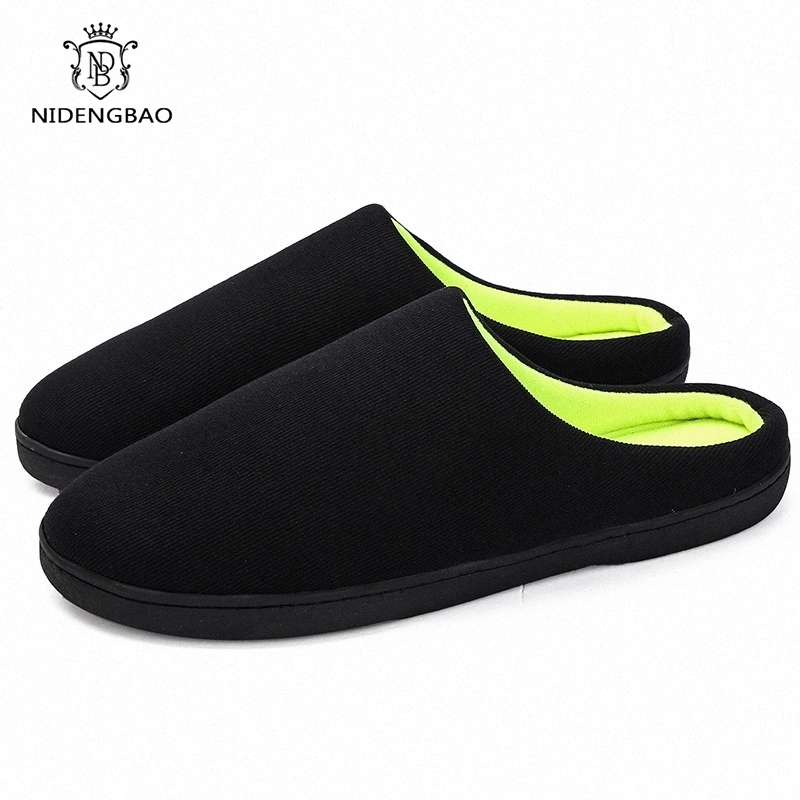 New Men Slippers Home Lovers Cotton Slippers Indoor Warm Plush Soft Bottom Floor Slippers Women/men Shoes 36-47 sapato masculino #d65l, Black
New Men Slippers Home Lovers Cotton Slippers Indoor Warm Plush Soft Bottom Floor Slippers Women/men Shoes 36-47 sapato masculino #d65l, Black