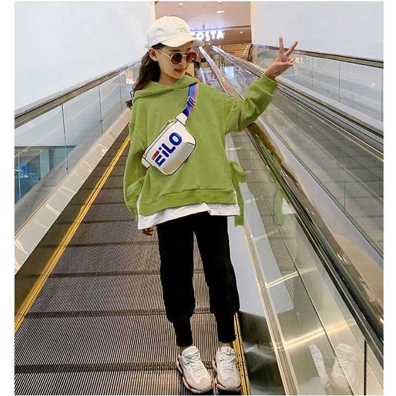 Children's clothing girls sportswear suits autumn winter kids girls clothes clothing suits children's clothing 8 10 12 14 yearsX1019