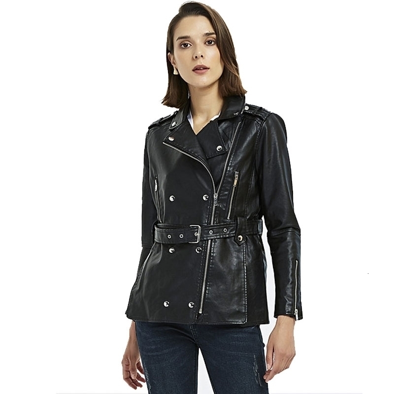 Autumn 2021 New Women of Female Plutonium Long Belt Spring Black Leather Jacket Outwear BZJX
Autumn 2021 New Women of Female Plutonium Long Belt Spring Black Leather Jacket Outwear BZJX