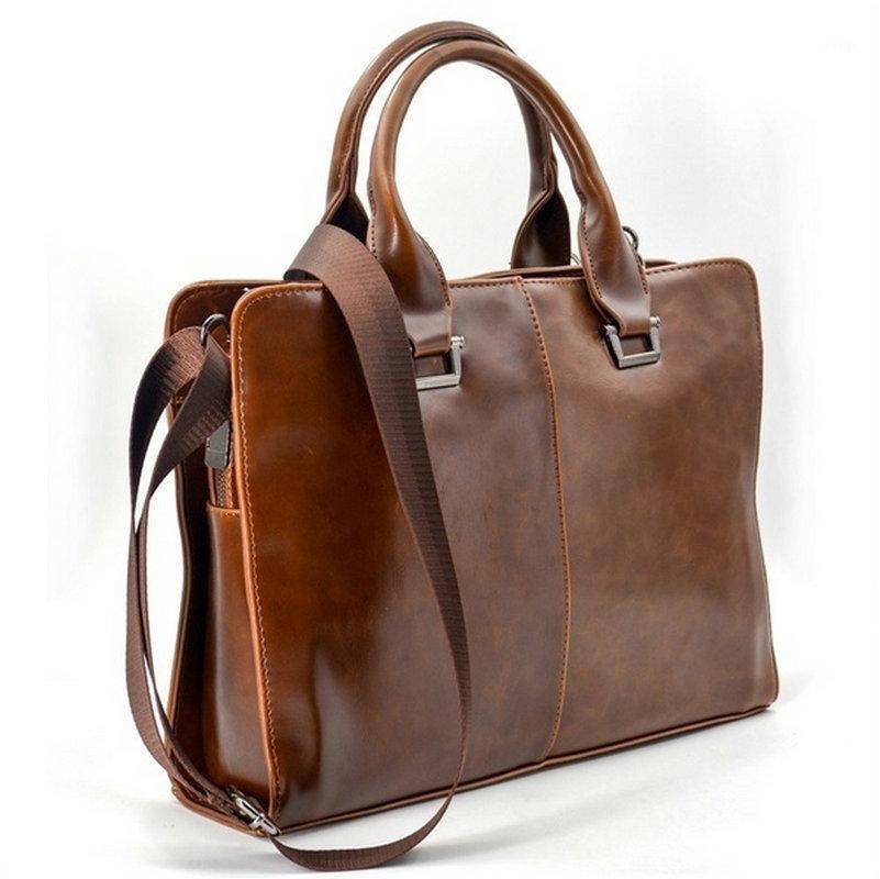 Men's PU Leather Oil Wax Retro Briefcase Computer Laptop Bags Messenger Bag Crossbody Shoulder Business Bags1, Black
Men's PU Leather Oil Wax Retro Briefcase Computer Laptop Bags Messenger Bag Crossbody Shoulder Business Bags1, Black