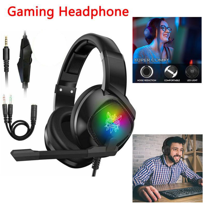 3.5mm Professional Gaming Headphones for PS4 for NS PC Xbox-one Headset with Microphone Noise Reduction Stereo Sound, Black
3.5mm Professional Gaming Headphones for PS4 for NS PC Xbox-one Headset with Microphone Noise Reduction Stereo Sound, Black
