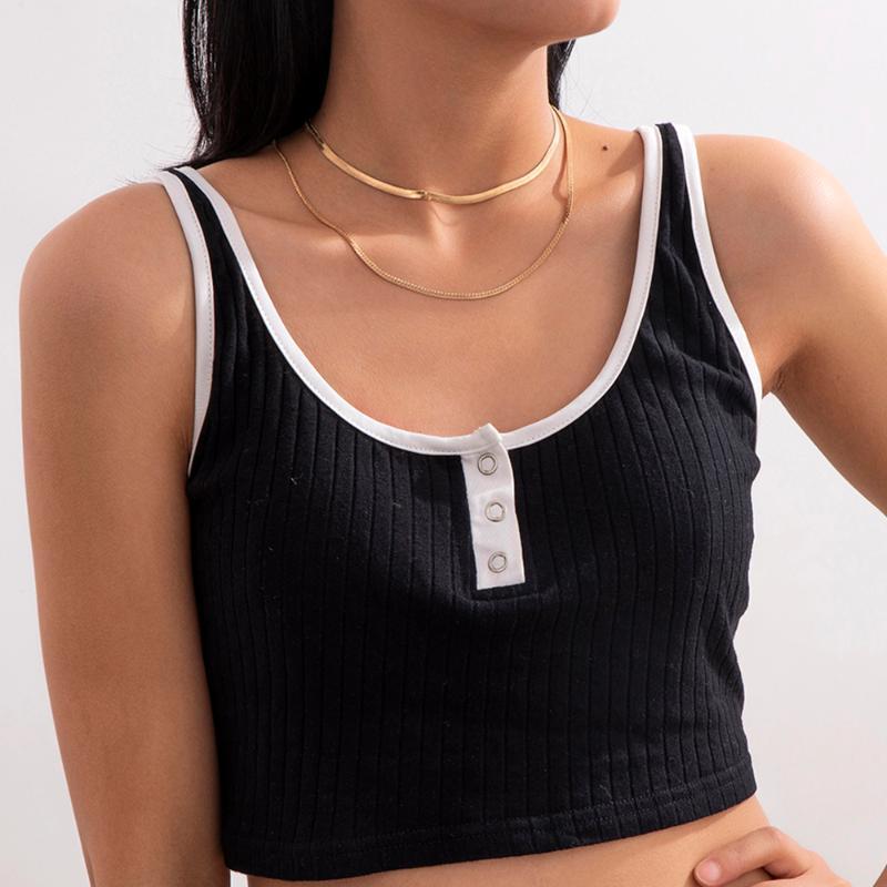 Lacteo Steampunk Double Layered Snake Chain Choker Necklace Jewelry for Women Statement Clavicle Chain Collier Unusual Necklace1
Lacteo Steampunk Double Layered Snake Chain Choker Necklace Jewelry for Women Statement Clavicle Chain Collier Unusual Necklace1