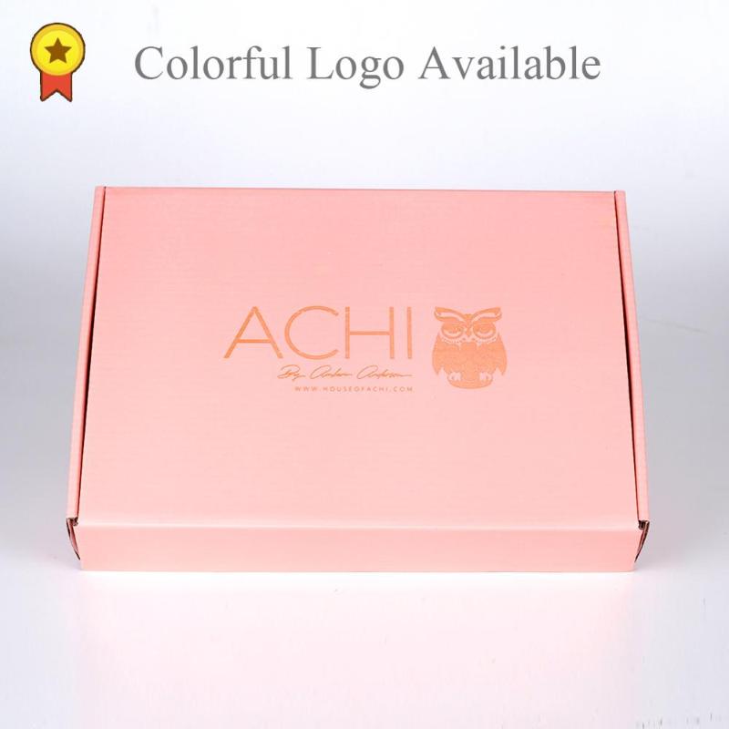 100PCS/lot Pink Corrugated shipping boxes Packaging box colorful logo mailer box packaging Clothing hair wigs gift
100PCS/lot Pink Corrugated shipping boxes Packaging box colorful logo mailer box packaging Clothing hair wigs gift