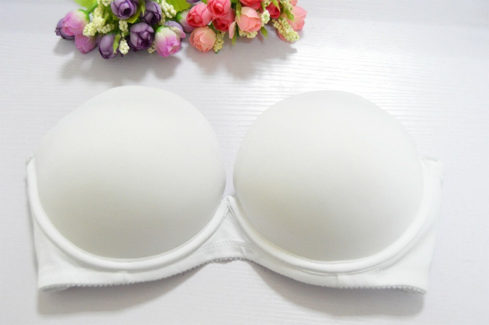 Fashion Wedding Multiway Underwear Add 2 Cup Support Padded Push Up Bra Strapless Bras Underwear Size 32 34 36 38 40 A B C D Top 201202