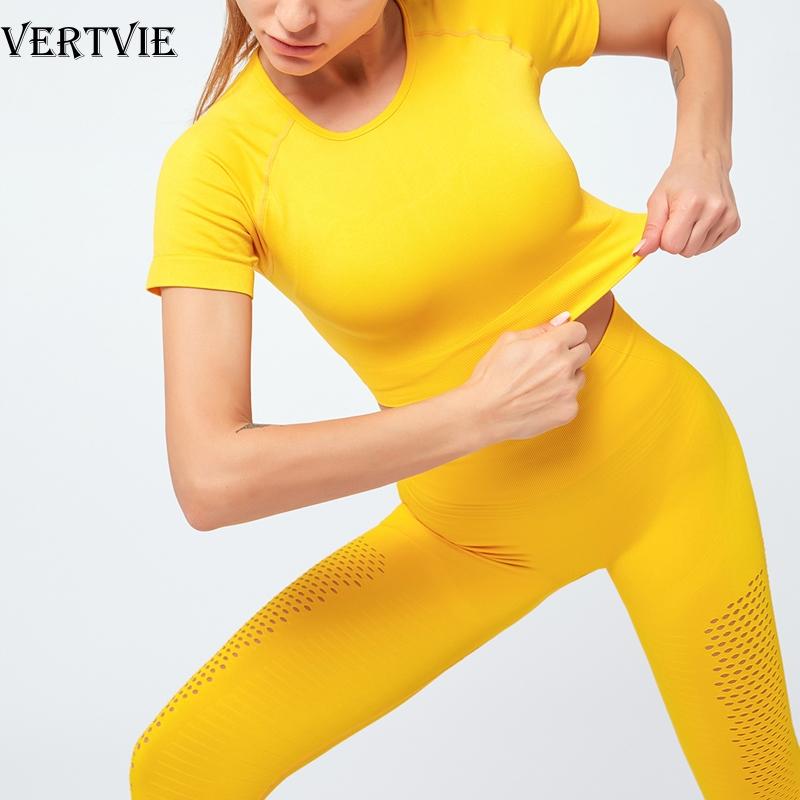 VERTVIE Women Tracksuit Seamless Yoga Set Fitness Sportswear High Waist Gym Leggings Crop Top Solid Hollow Out Workout Clothes kg-50, Orange pants
VERTVIE Women Tracksuit Seamless Yoga Set Fitness Sportswear High Waist Gym Leggings Crop Top Solid Hollow Out Workout Clothes kg-50, Orange pants