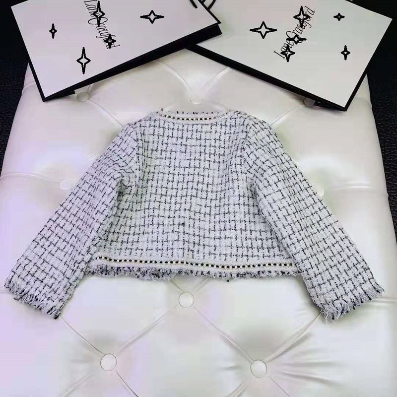 Teenage Girls Clothing Set Autumn Winter Plaid Design High-end New 2019 Jacket + Vest Skirt 2PCS Suit Kids Girl Clothes CLS309 Y1117