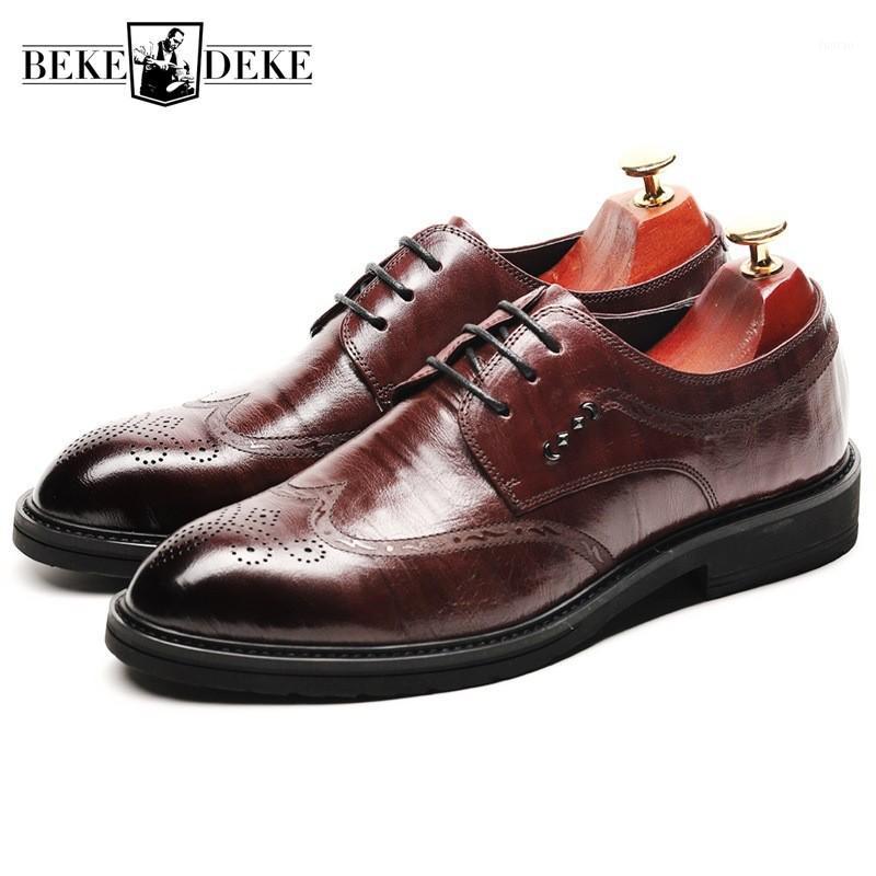Brogues Italian Leather Shoes Men 2020 New Vintage Casual Carved Lace Up Flat Shoes British Style Business Black Dress1
Brogues Italian Leather Shoes Men 2020 New Vintage Casual Carved Lace Up Flat Shoes British Style Business Black Dress1