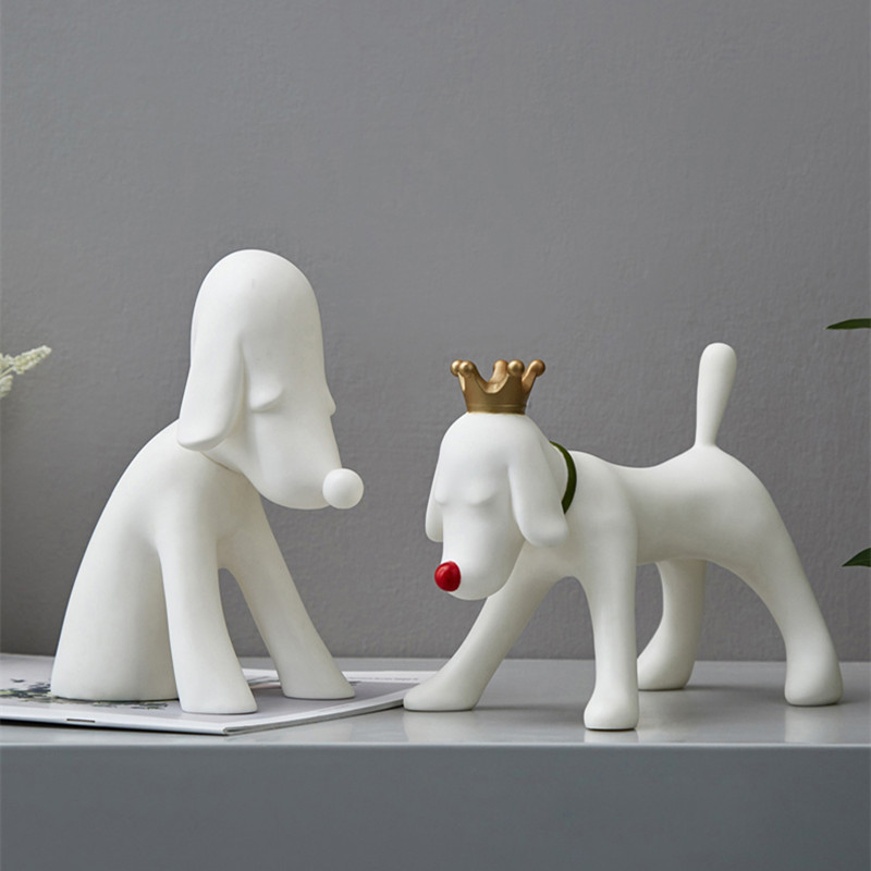 Hot!!! Yoshitomo Nara Dog Japanese Pop Art Cute Dog Figurine Elegant Gift Decoration Statue Home Office Decoration T200703