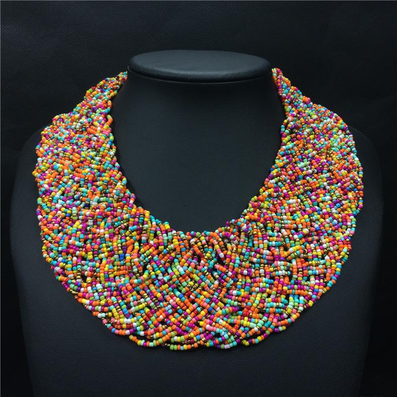 New Collier Ethnique Boheme Necklace Handmade Bohemian Collier Ethnique Africain Women Collares Grande Bohemios Choker Necklaces
New Collier Ethnique Boheme Necklace Handmade Bohemian Collier Ethnique Africain Women Collares Grande Bohemios Choker Necklaces
