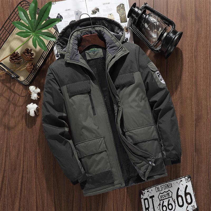 Brand Winter Parkas Men Warm Thick Windproof Jacket Men Quality Multi-pocket Hooded Coat Men's Fashion Waterproof Outwear M-9XL
