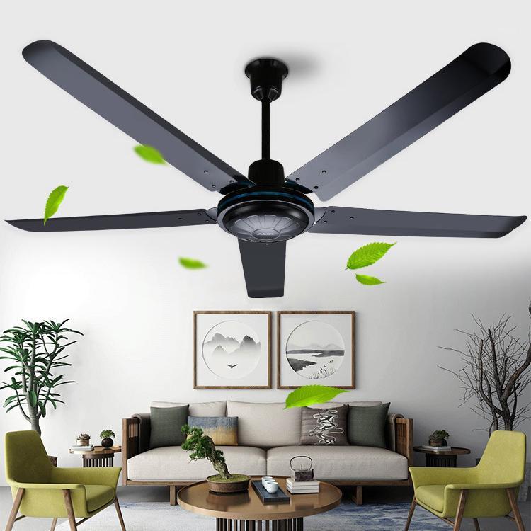 Industrial large ceiling fan 56 inch black with remote control Fashion ceiling fan with five metal blade 100W1
Industrial large ceiling fan 56 inch black with remote control Fashion ceiling fan with five metal blade 100W1