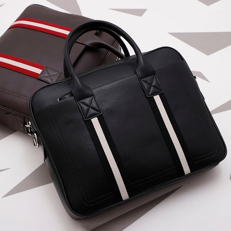 New Genuine Leather Men's Simple Briefcase Business Handbag Casual Shoulder Bag Soft Leather Crossbody Bag.1, Black
New Genuine Leather Men's Simple Briefcase Business Handbag Casual Shoulder Bag Soft Leather Crossbody Bag.1, Black