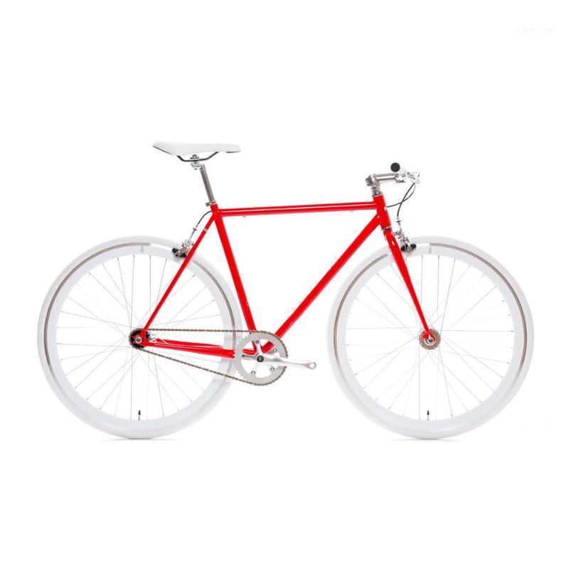 Fixed gear bike 700C bike Track Single speed red bicicleta 52cm fixie vintage DIY frame1
Fixed gear bike 700C bike Track Single speed red bicicleta 52cm fixie vintage DIY frame1