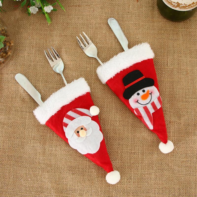 5PCS Christmas Caps Santa Claus Snowman Cutlery Holder Knife Fork Spoon Pocket Christmas Decor Kitchen Tableware Bag Gift1
5PCS Christmas Caps Santa Claus Snowman Cutlery Holder Knife Fork Spoon Pocket Christmas Decor Kitchen Tableware Bag Gift1