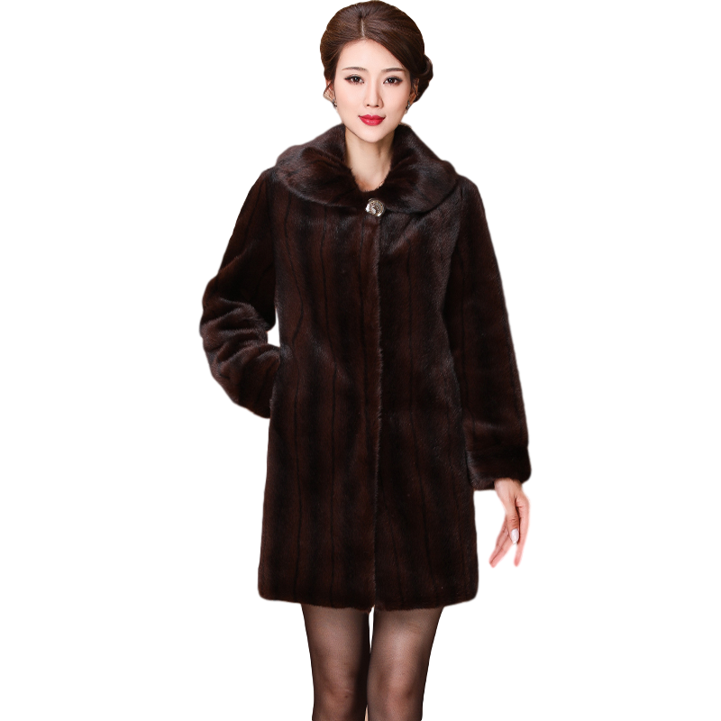 2020 Winter Women Plus Size Faux Fur Coat High Quality Mink White Thick Warm Clothes Long Fur Jacket Overcoat Female Outwear, Brown
2020 Winter Women Plus Size Faux Fur Coat High Quality Mink White Thick Warm Clothes Long Fur Jacket Overcoat Female Outwear, Brown