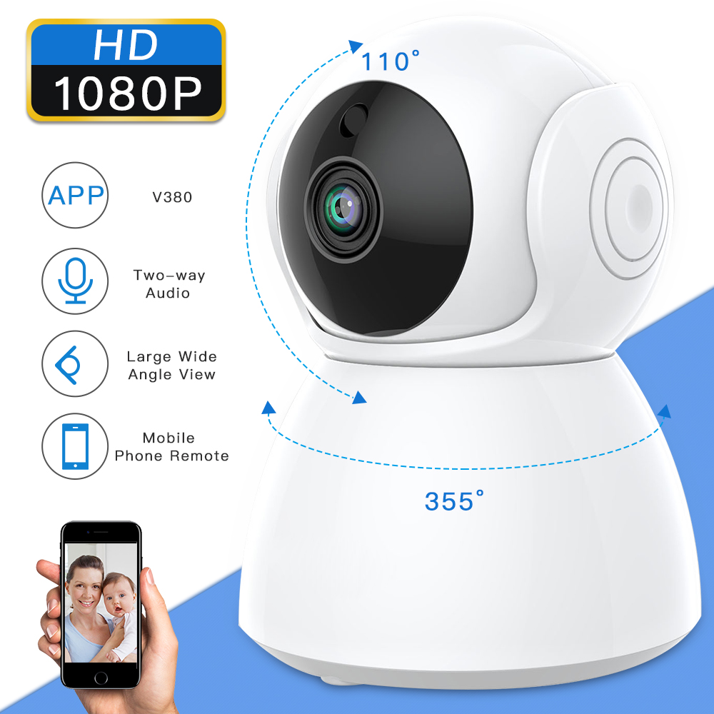 1080P 2MP Home Security IP Camera Wireless WiFi Camera WI-FI CCTV Surveillance Two Way Audio IR Night Vision Baby Monitor
1080P 2MP Home Security IP Camera Wireless WiFi Camera WI-FI CCTV Surveillance Two Way Audio IR Night Vision Baby Monitor
